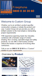 Mobile Screenshot of custom-group.com